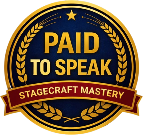 Paid to Speak logo